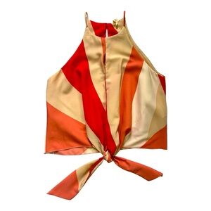 TYCHE tie front tank blouse